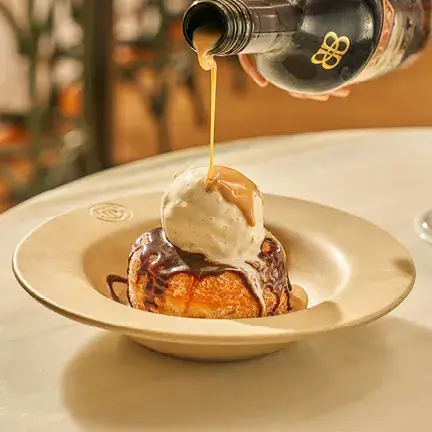 Rosca de hojaldre con Baileys