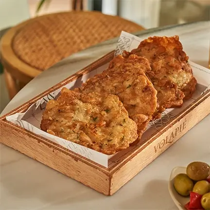 Tortillitas crujientes de camarones