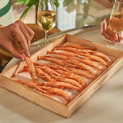 Gambas cocidas
